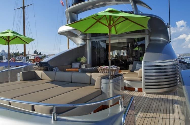 Luxury Yacht, Luxury Yacht Deck, Luxury Yacht Greece