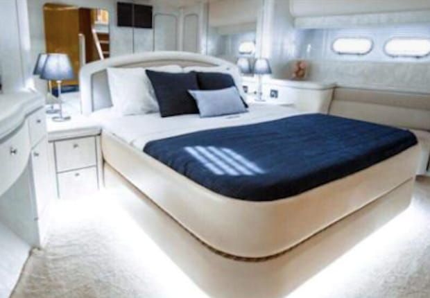 yacht accommodation, luxury yacht