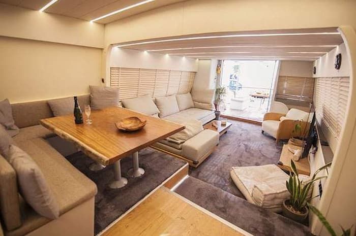 yacht interior, yacht lifestyle, inner yacht space