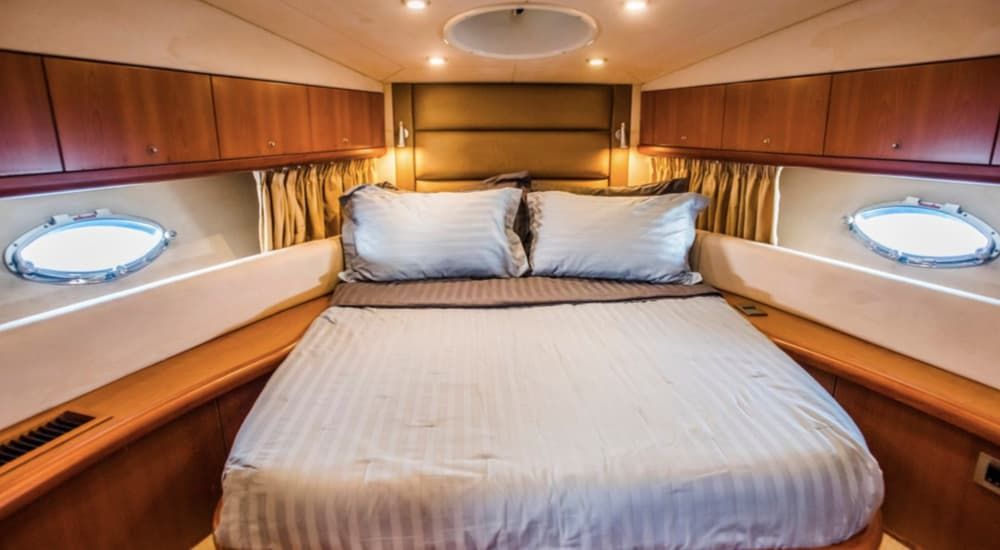 yacht suite, private yacht suite, yacht accommodation