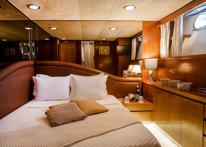 luxury yacht accommodation, superyacht accommodation Cyclades