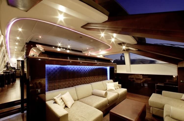 Luxury Yacht Interior, Luxury yacht salon, Luxury Yacht