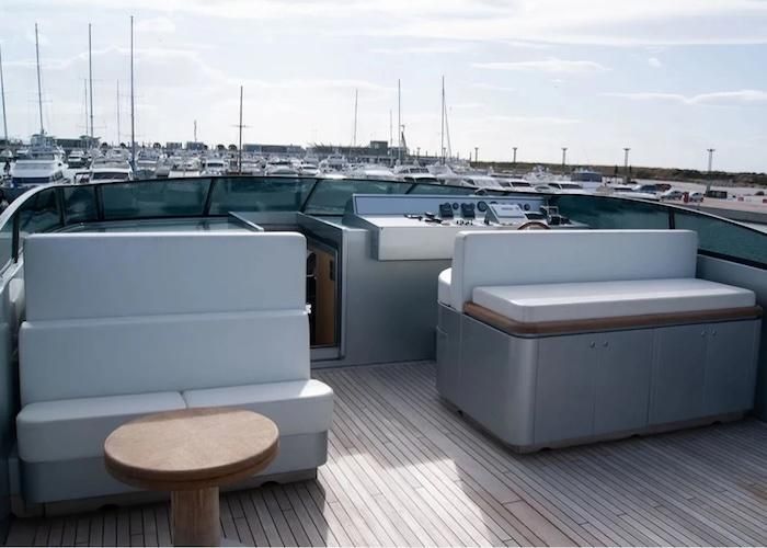 luxury yacht deck, yacht event, superyacht Mykonos deck, yacht party