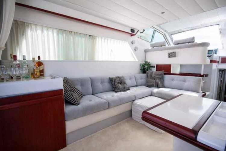 yacht Mykonos, yacht interior, yacht rentals Mykonos