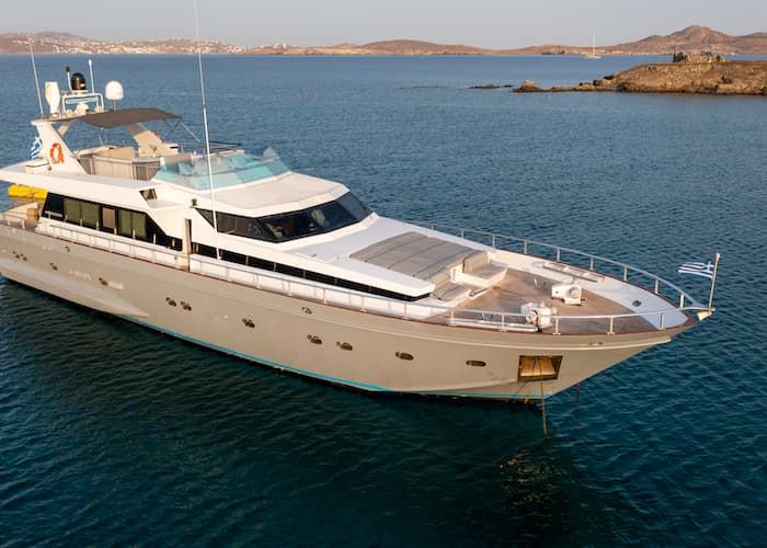 superyacht charter Cyclades, luxury yacht charter Cyclades